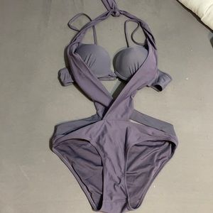 Light purple 2 piece swimsuit